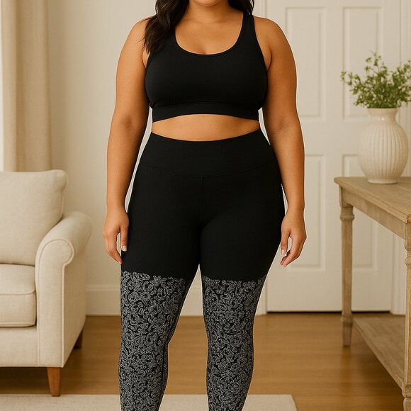 Lane Bryant Ultra Hi-Rise Smoothing Shaping Leggings/Footless Tights NEW - Picture 10 of 10